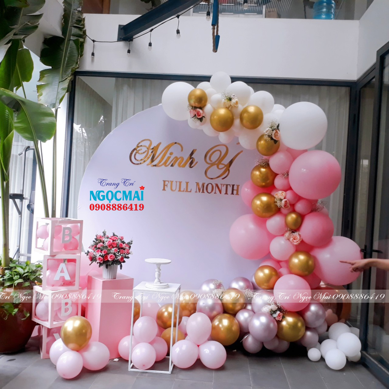 Tiệc đầy tháng bé Minh Ý